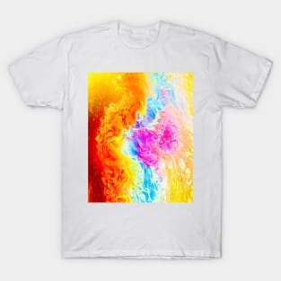 Cotton candy acrylic art T-Shirt